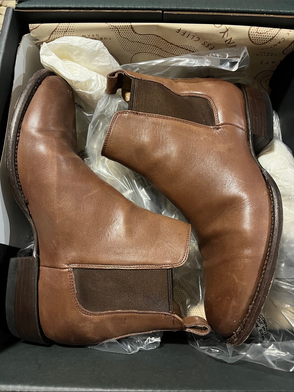 Tecovas Chestnut Brown Leather Chukka Boots